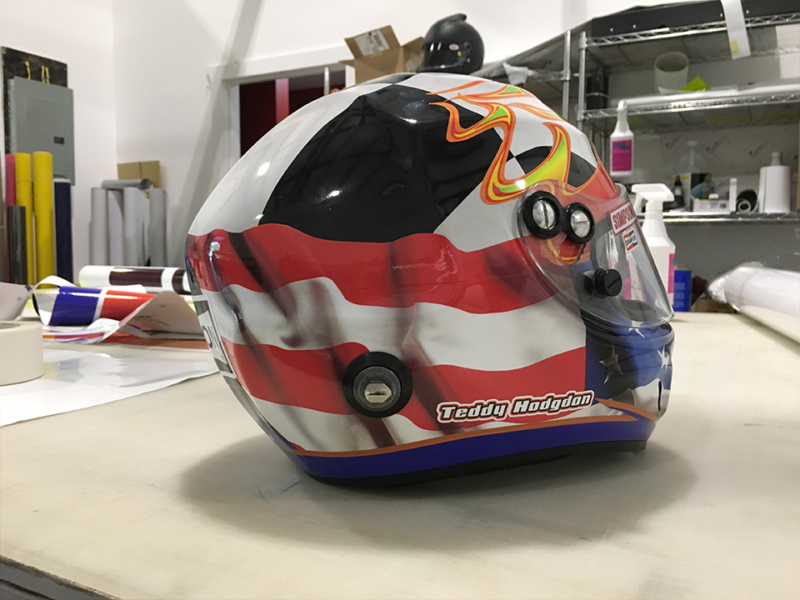 Racing Helmet Wrap DF Wraps