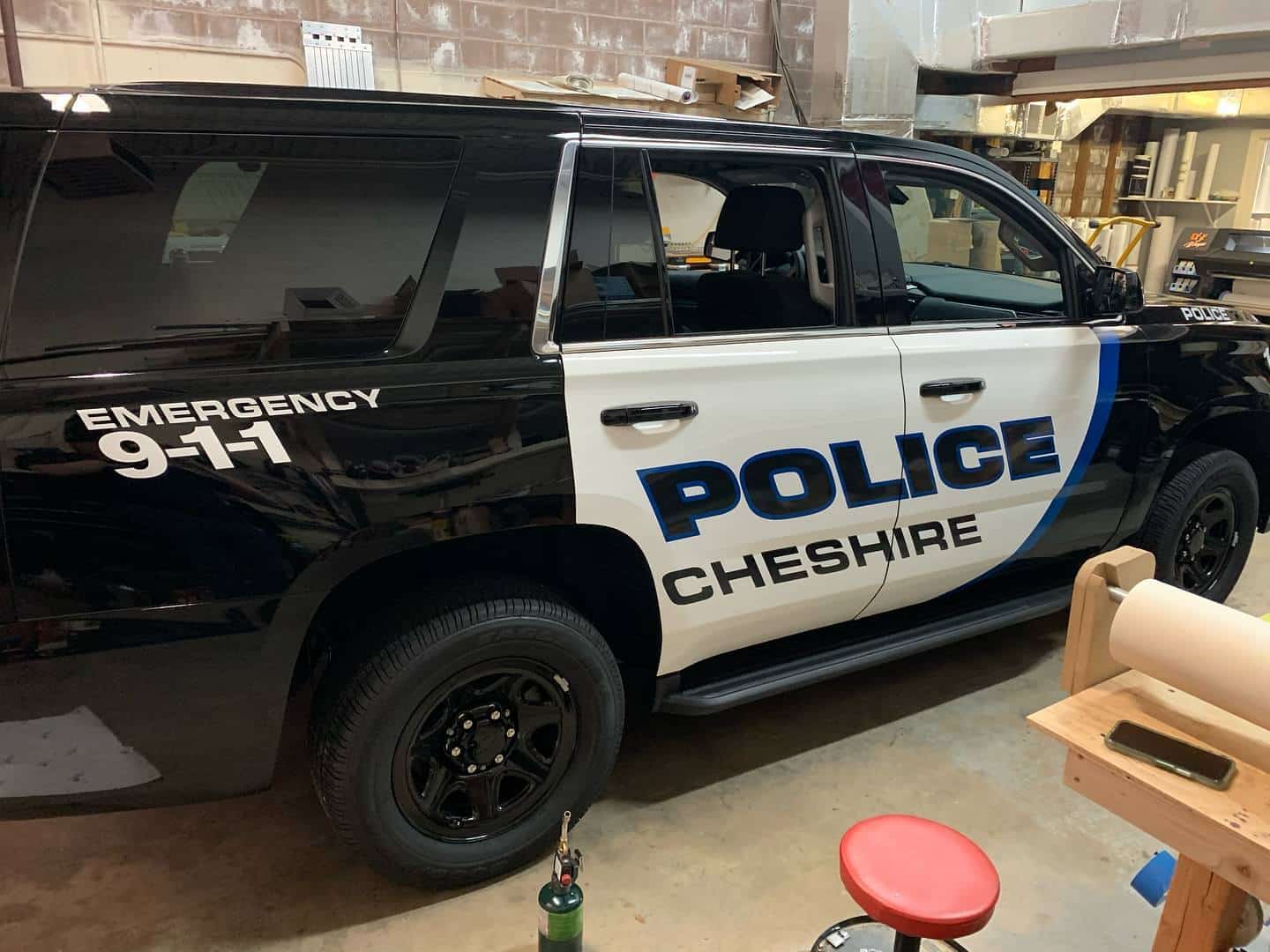 Cheshire Police Car Wrap 2