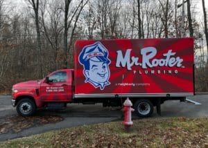 Mr. Rooter Truck Wrap